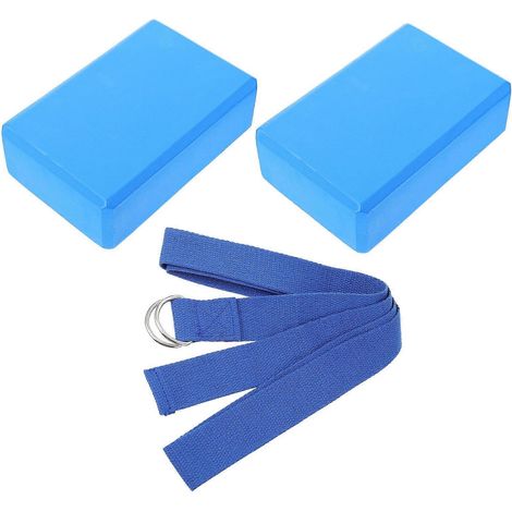 Ensemble de bandes de résistance pour le yoga avec blocs et sangle d'étirement pour un entraînement de flexibilité, de stabilité et de force à domicile – et fitness (1/5)