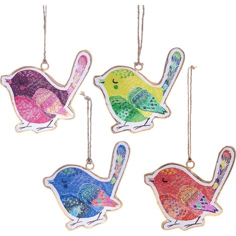 Signes Grimalt Pajaro 4 U Hanging Pendants  Mehrfarbiger Anhänger - 9x10x1cm