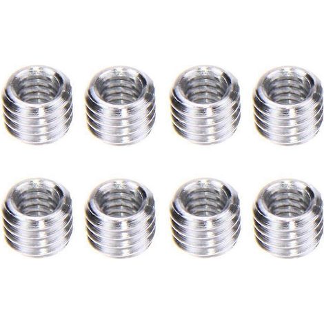 20 écrous de conversion pour appareil photo, vis adaptateur 1/4 pouce vers 3/8 pouce pour plateau de dégagement rapide, trépied ou monopode, argent (écrou B)-0.7X0.7cm-Silver