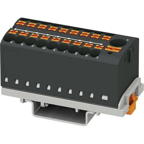 Phoenix Contact 3273124 Bloc de distribution 28.6 mm ressort de traction noir 8 pc(s) (1/2)