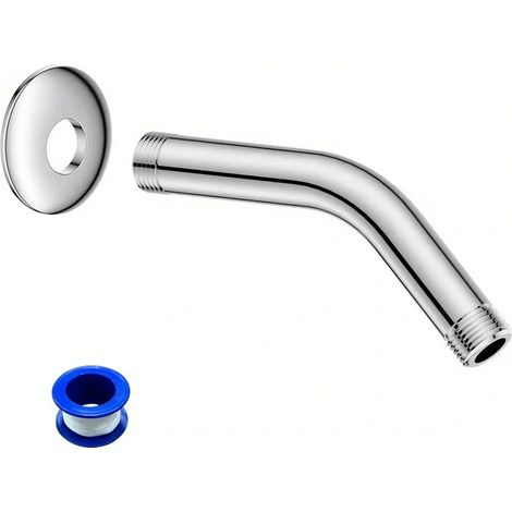 Bras de douche mural, bras de douche en ABS, accessoire de douche encastrée au plafond pour hôtel, coude de sortie d'eau pour douche de plafond de salle de bain.