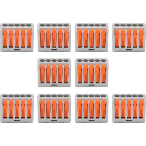 10 borniers à fils, connecteur rapide, connecteur flexible rigide PCT215 (1/5)