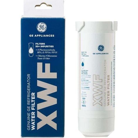 XWF Kühlschrank-Wasserfilter, kompatibel mit GE XWFE Wasserfiltern (1 Stück) (1/5)