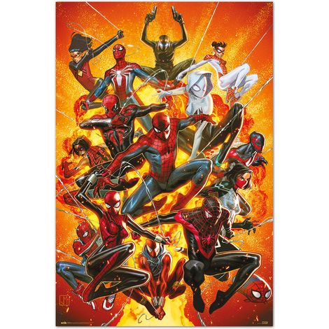 POSTER 61 X 91 CM MARVEL SPIDERMAN - SPIDER-GEDDON 1