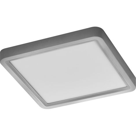 Plafonnier LED, 16W, 3000K blanc chaud, 195x195mm (1/5)