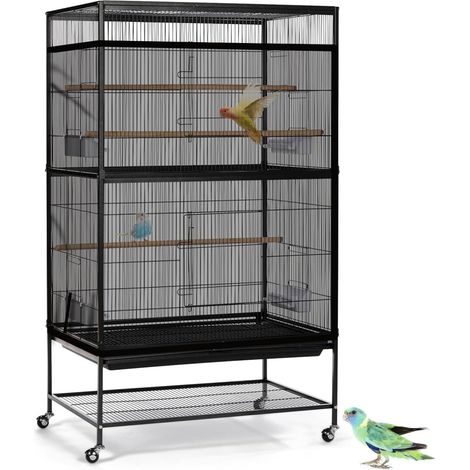 Extra Large Cage À Oiseaux Graines De Recueil De Graines Jupe Garde Couverture de Cage à Oiseaux Filet de Perroquet en Maille de Nylon pour Cages Rondes et Carrées (Noir, 11831.5in/30080cm)