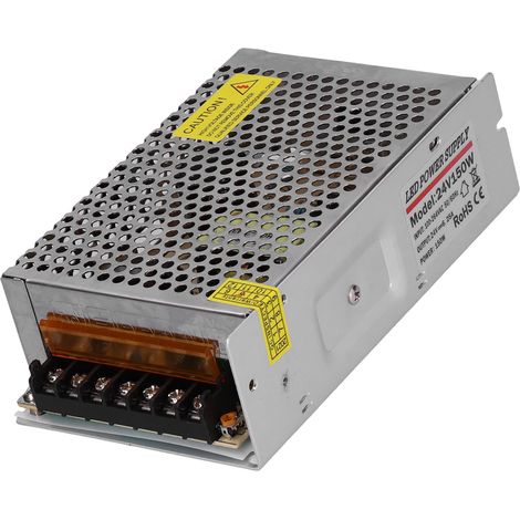 Pilote D'alimentation à Découpage Régulé 150W 6.25A Pilote de LED Cc Alimentation à Découpage 24V Alimentation en Aluminium pour la Surveillance de la Sécurité (1/5)