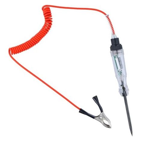 Penna tester per relè automobilistici, tensione 3-120 V CC, indicatore digitale a LED, cavo a molla retrattile, batteria per auto, camion, ecc. (1/5)