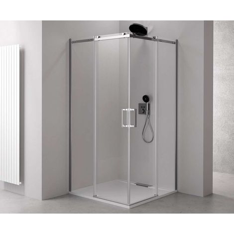 Polysan Thron - Duschkabine Round 120 x 110 cm, Antidrop, Klarglas/Chrom TL2211-5005 (1/5)