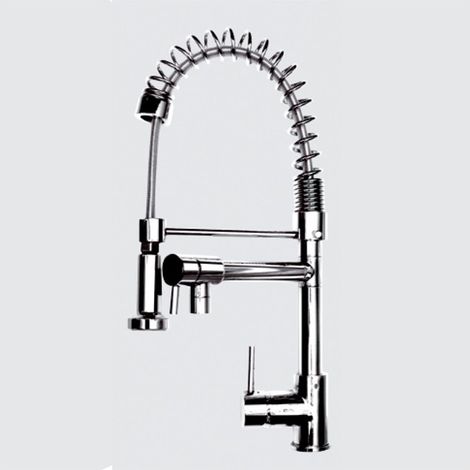 Küchenmischer mit verchromter Handbrause H.58x19 cm (1/3)