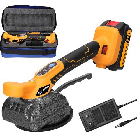 Electric Tile Vibrator, 21V Tile Vibrator, Suction Cup Tile Vibrator, 5 Adjustable Speeds