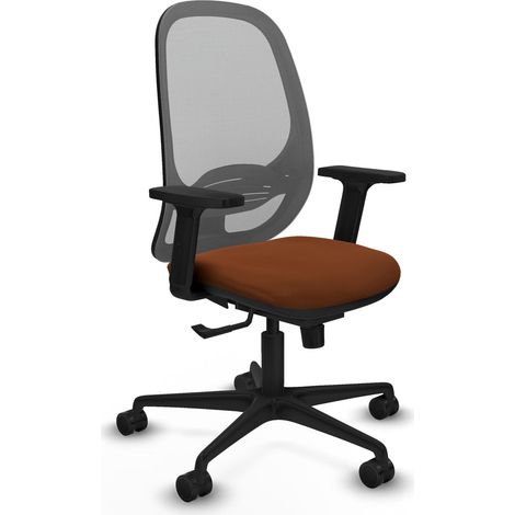 Silla de oficina piqueras y crespo Cilanco gris tela y similpiel (1/2)
