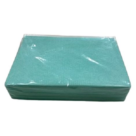 Lavette ajourée ou lavette cuisine haccp verte 35 x 50 cm