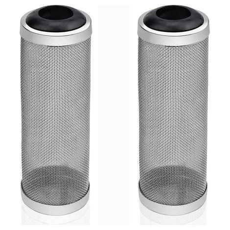 piezas de filtro de malla de acero inoxidable para protección, filtro de entrada de acero inoxidable para acuario que evita que los peces y camarones inhalen agua, SE (1/5)