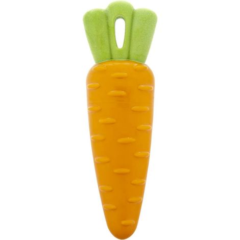 Gioco galleggiante con squeaker in TPR Veggie Carotina per cani