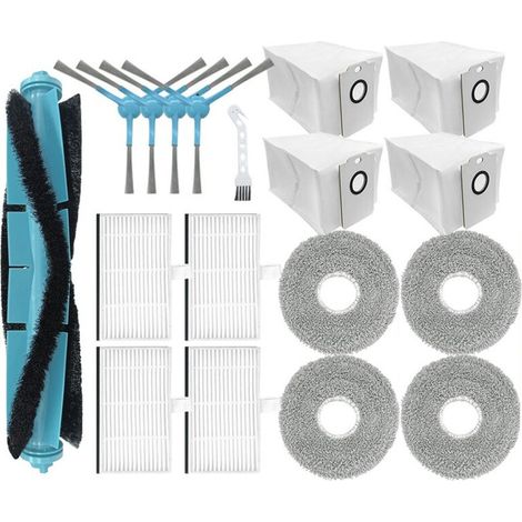 Repuestos para Conga 9590 / 9990 / 10090 AI Spin Revolution Ultra Power Home: Cepillo lateral principal, filtro HEPA, bolsa para polvo (1/2)