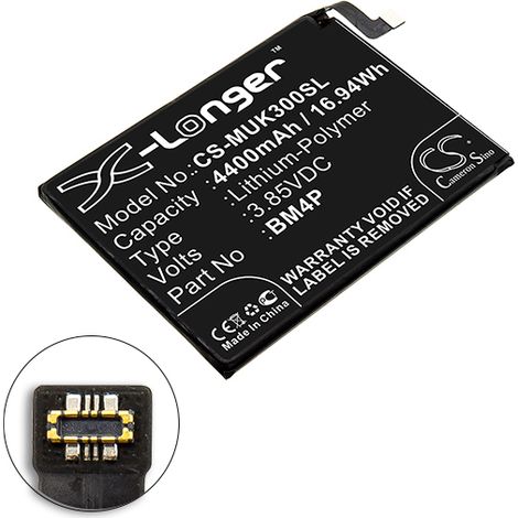 NX - Batterie téléphone, smartphone, GSM pour Redmi 3.85V 4400mAh - BM4P (1/3)
