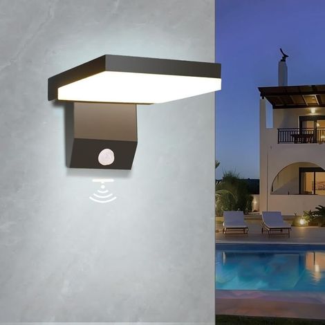 Wall light outdoor 18W with detector of movement Lighting LED 6000K Waterproof IP66 1500 lumens for porch and garage (1/5)