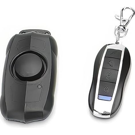 Alarma inalámbrica Baceyong de 120 dB con control remoto, antirrobo, vibración, seguridad, detector de movimiento, para scooter, bicicleta, vehículo, puerta y ventana. (1/5)