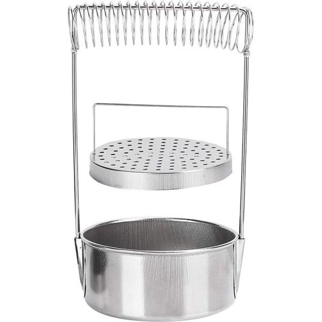 Seau à ouverture supérieure en acier inoxydable pour le lavage des pinceaux de peinture à l'huile, porte-pinceaux pour le lavage direct, matériel de peinture à l'huile, porte-pinceaux pour le nettoyag (1/5)