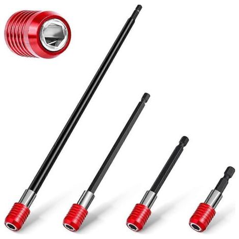 Rallonges pour forets 2/4/6/12 pouces, porte-forets magnétiques (lot de 4) (1/5)