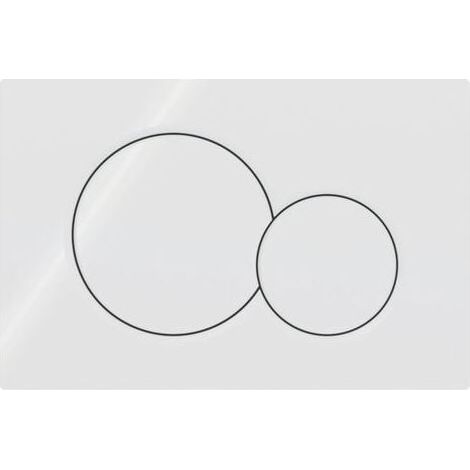 SNQ – Plaque de commande WC Geberit Sigma 01 – Finition blanche – Compatible réservoir UP320/UP720 – Dimensions 247x165mm (1/2)