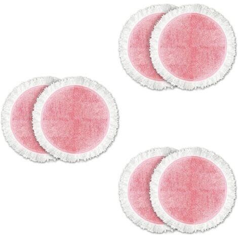 6 Pièces Séries de Rechange Chiffons de Vadrouille à Vapeur Tampons de Nettoyage de Vadrouille électrique pour 8 et 9 Séries, Pièces de Rechange de Vadrouille de Sol (1/4)