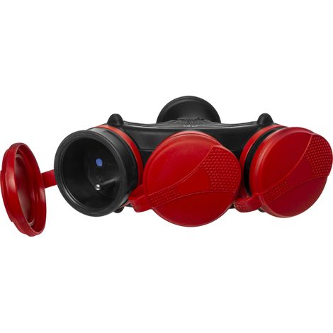 Awtools rozgałęźnik extreme potrójny z klapkami ip54 16a (1/5)