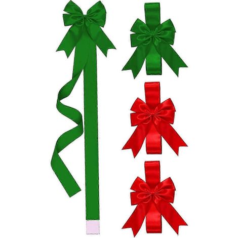 Lot de 4 rubans de Noël pour placards et portes, grands rubans décoratifs pour la cuisine et l'intérieur. (1/5)