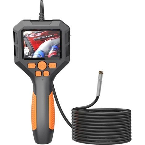 Endoscope industriel 1080p numérique IP68 étanche à l'eau Serpent Caméra électronique de prise de vue vidéo Caméra d'inspection portable avec IPS Sn de 7,1 cm avec lumière LED pour tuyau (1/4)