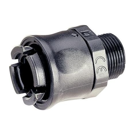 Raccordo dritto nero D23 G3/4, per sistemi di cablaggio  BTI666557