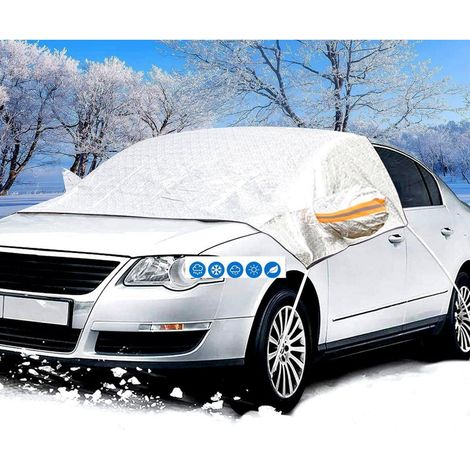 Frontscheibenabdeckung Auto mit Seitenspiegelabdeckung, 240x148cm, Winterschutz (1/5)