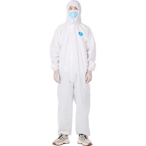 Combinaison médicale réutilisable d'isolation pour le personnel médical, vêtements de protection anti-poussière et antistatiques (1/5)