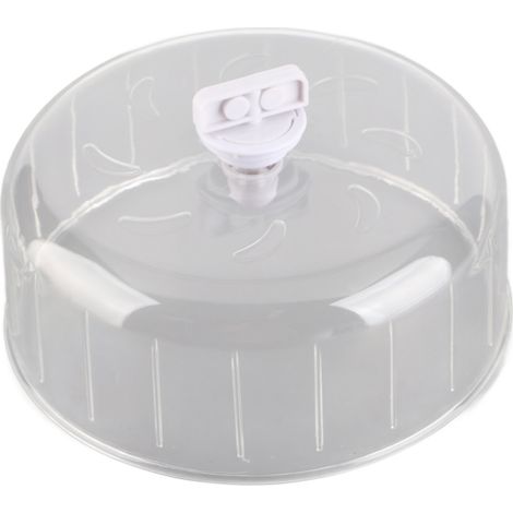 Roue d'exercice transparente et silencieuse de 17 cm pour hamsters, gerbilles, souris et autres petits animaux de compagnie. (1/5)