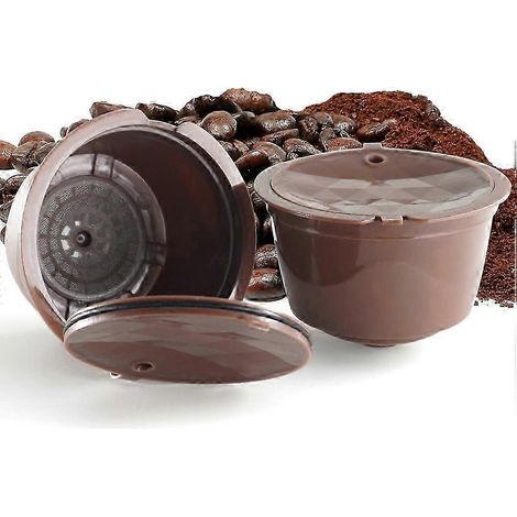 3 Stück lebensmittelechte Kunststoff-Kaffeekapseln, kompatibel mit dem wiederverwendbaren Filtermaschinenzubehör Dolce Gusto Zentralfilter (1/5)