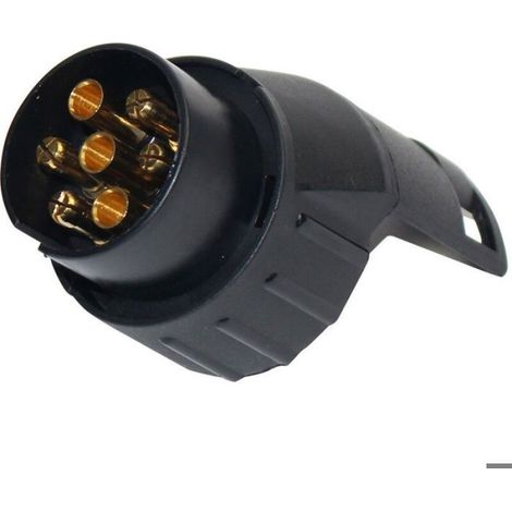 Adaptateur Prise Remorque - 7 Broches vers 13 Broches - Étanche - Pour Véhicules et Remorques - 1 Pièce (1/5)