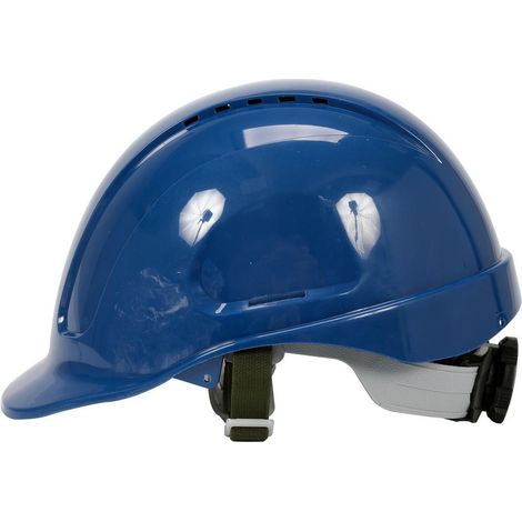 Blauer Schutzhelm aus ABS mit hoher Komfortausstattung