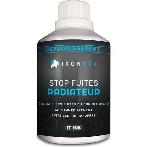 IRONTEK - Stop fuites radiateur - 300ml - IT106 - Ce produit de marque IRONTEK est neuf.