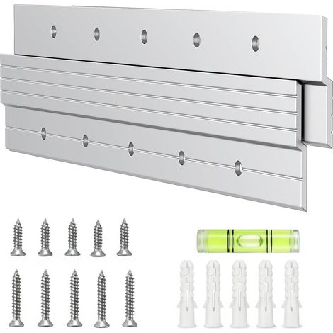 Équerre en Z 30 cm en aluminium robuste avec niveau à bulle pour tableaux (1/5)