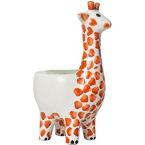 1 pot de fleurs girafe pour plantes succulentes (1/3)