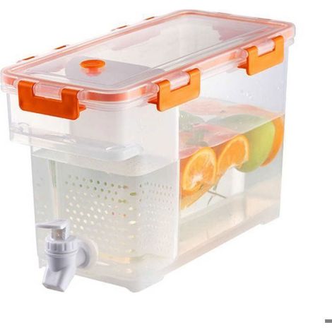 Distributeur de boissons - - 3,5 L - Orange + Transparent (1/5)