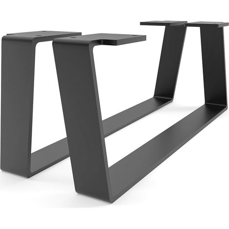 Möbelbeine - MAILAND - Höhe 15 cm, Schwarz - 40 cm / 2er Set (1/5)
