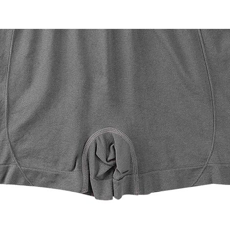 Hochgeschnittene Yoga-Shorts, formgebend, atmungsaktiv, körperbetont und dehnbar, ideal für Sport und Laufen, grau, Einheitsgröße (geeignet für Personen mit einem Gewicht zwischen 37,5 und 75 kg). (1/4)