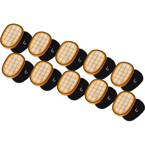 vhbw 10x Vormotor-Filter, 10x Motorschutz-Filter kompatibel mit Philips SpeedPro Max Aqua Plus XC8347/01, XC8349 Staubsauger (1/4)