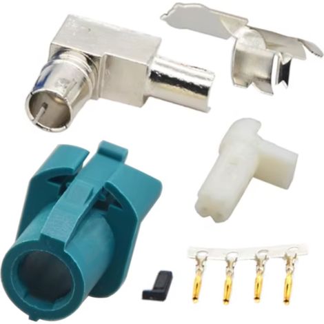 Presa angolata Fakra HSD a 4 pin codice-Z