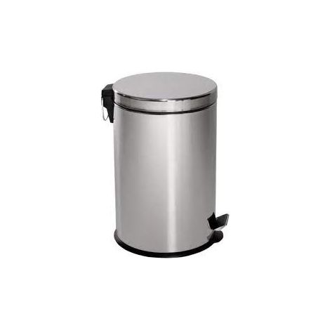 Poubelle de cuisine/salle de bain en acier inoxydable Maurer 20 litres 30x44 cm.
