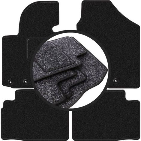 Tapis De Sol - Polypropylène - Pour Kia Sportage III - Années 2010 À 2015 - Ensemble Complet 4 Pièces (1/5)