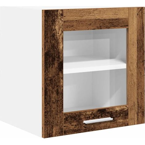 Armoire suspendue design moderne cuisine 40 x 31 x 40 cm grand espace de stockage en bois d'ingénierie bois ancien (1/5)