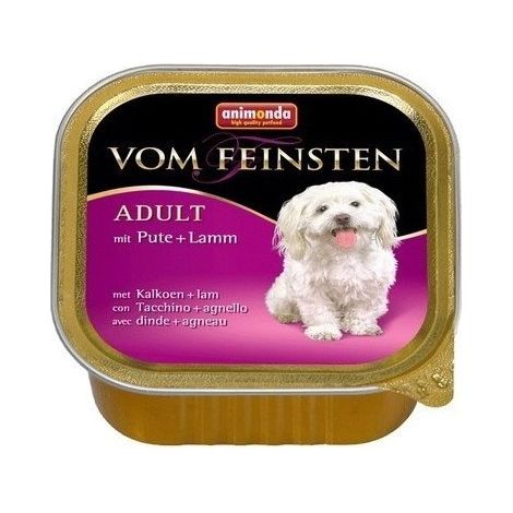 Animonda Dog  Vom Feinsten Adulto  Alimento húmedo para perros - Bandeja de 150 g - Pavo y cordero 150 g (1/2)