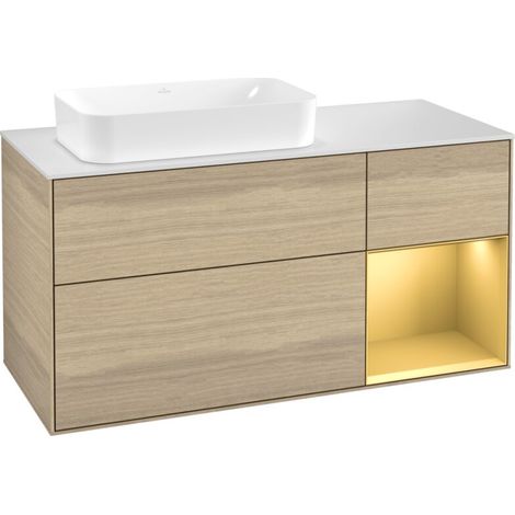 Villeroy & Boch F281HFPC Meuble sous-lavabo Finion F28